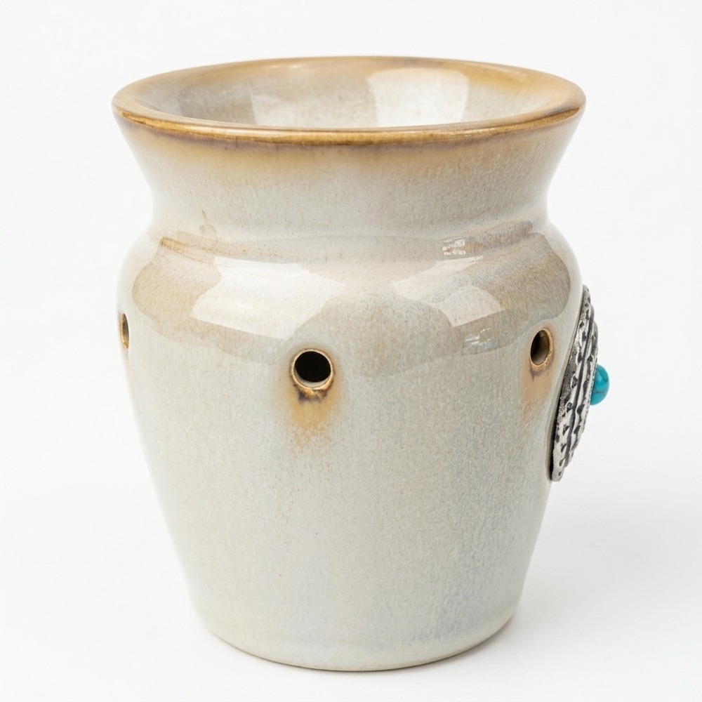 SCENTSY Wall Plug In Warmer AZTEC Southwestern Medallion Turquoise, Clean, GUC - Picture 5 of 11